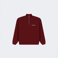 Cвитшот UNIFORM Half-zip Heavy Classic, бордовый