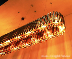 люстра Delightfull MATHENY_CHANDELIER  ( oval + copper )