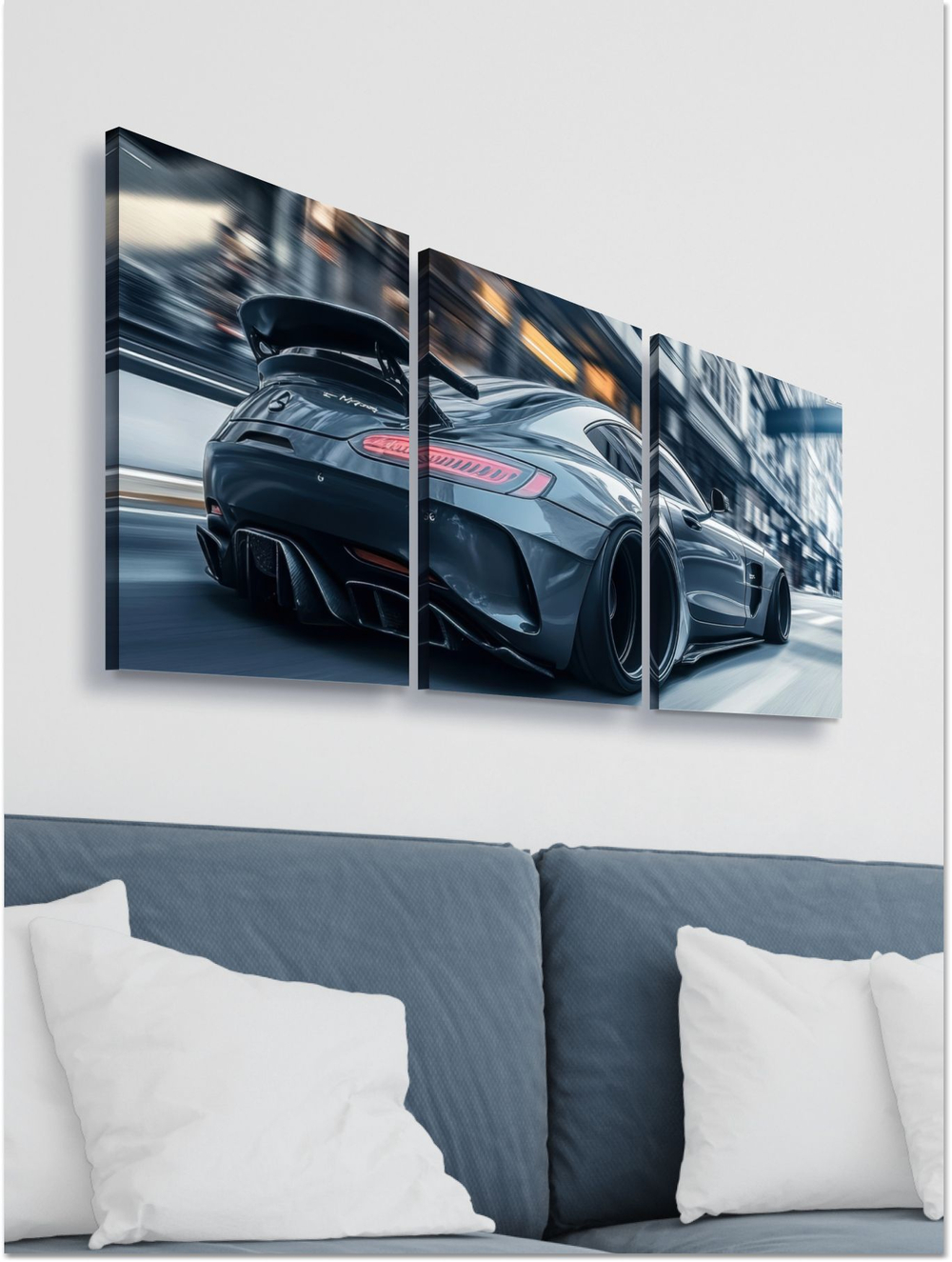 Картина Осенний разбег модульная 50x70см 3шт.