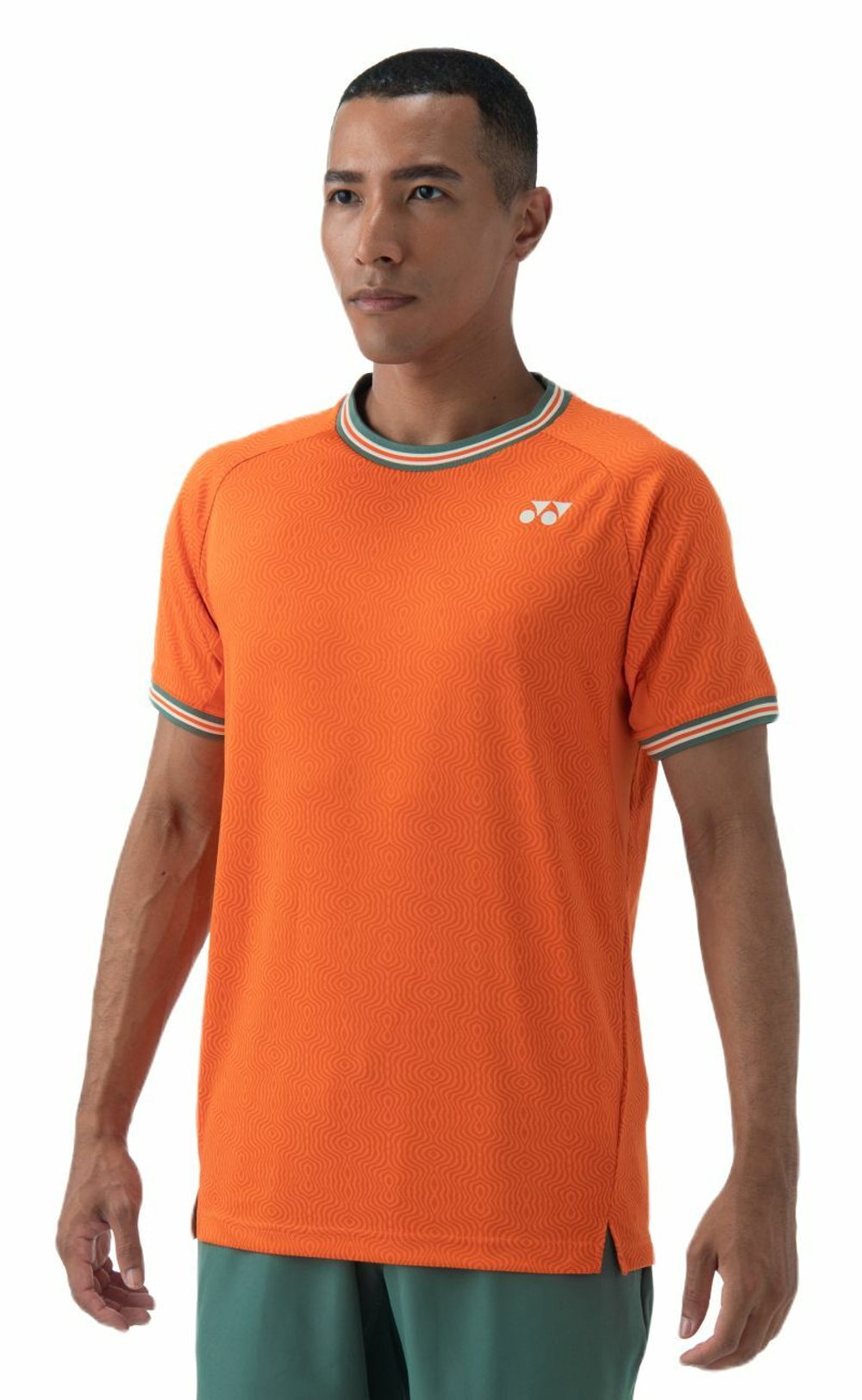 Мужская теннисная футболка Yonex RG Crew Neck T-Shirt - bright orange