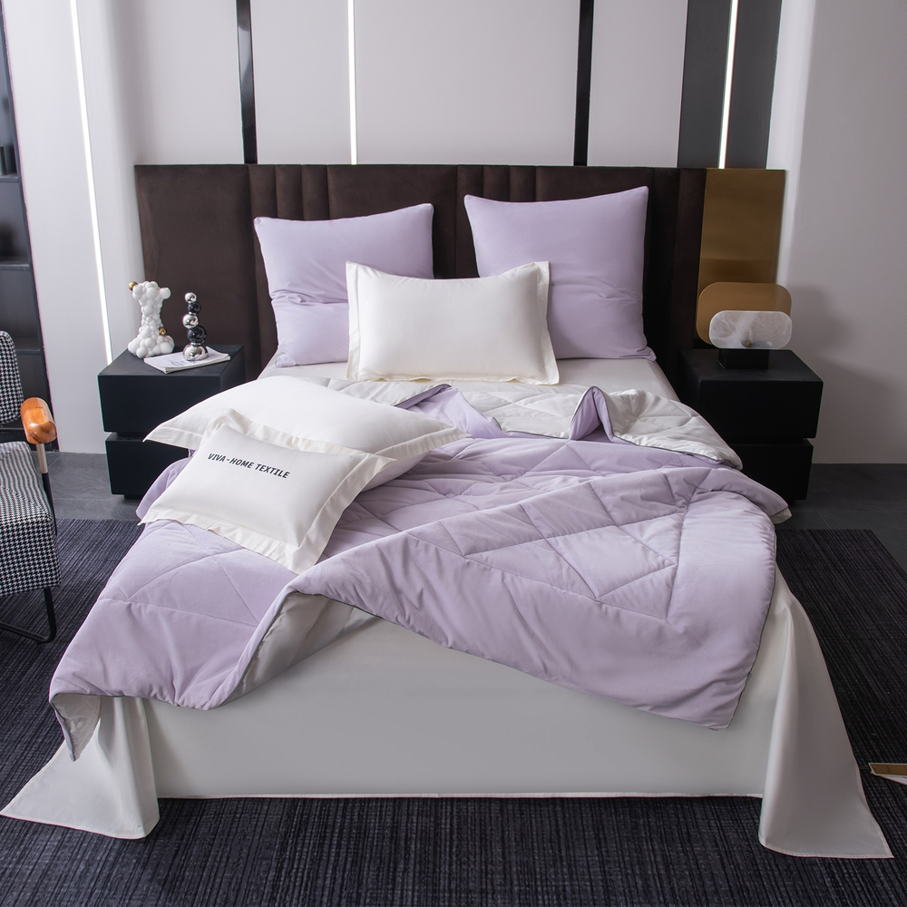 КПБ на резинке Сатин Velvet Premium с Одеялом VPR011, Евро, 4 наволочки, простынь 160*200*25