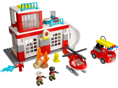 Конструктор LEGO Duplo 10970 Пожарная станция и вертолет