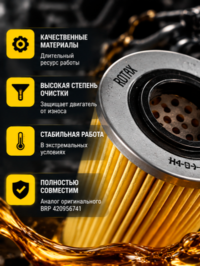 Фильтр масляный для техники BRP (BRP 420956741)