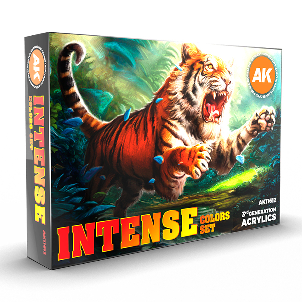 Набор акриловых красок AK Interactive Intense Colors Set