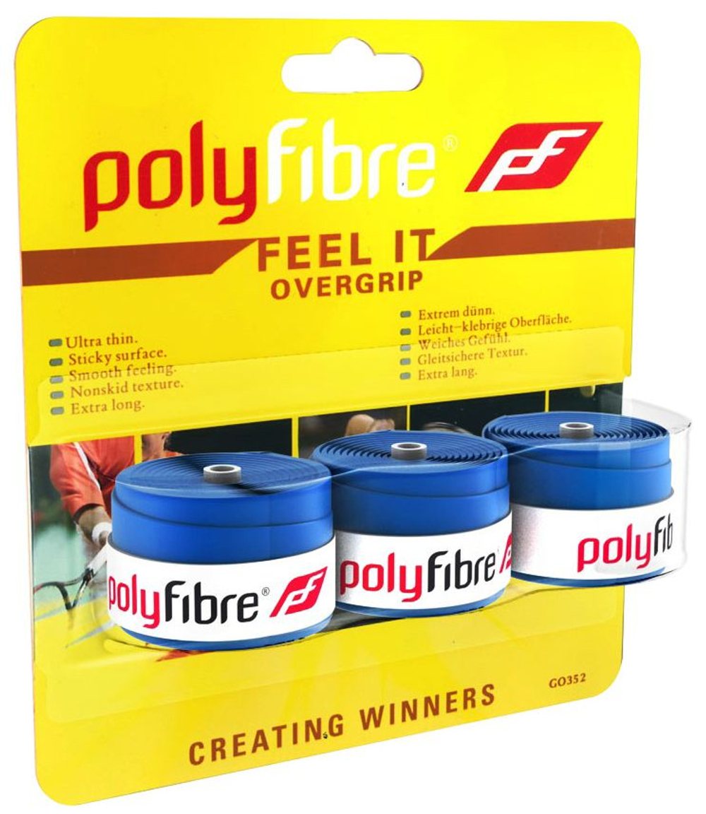 Теннисные обмотки Polyfibre Feel It Overgrip 3P