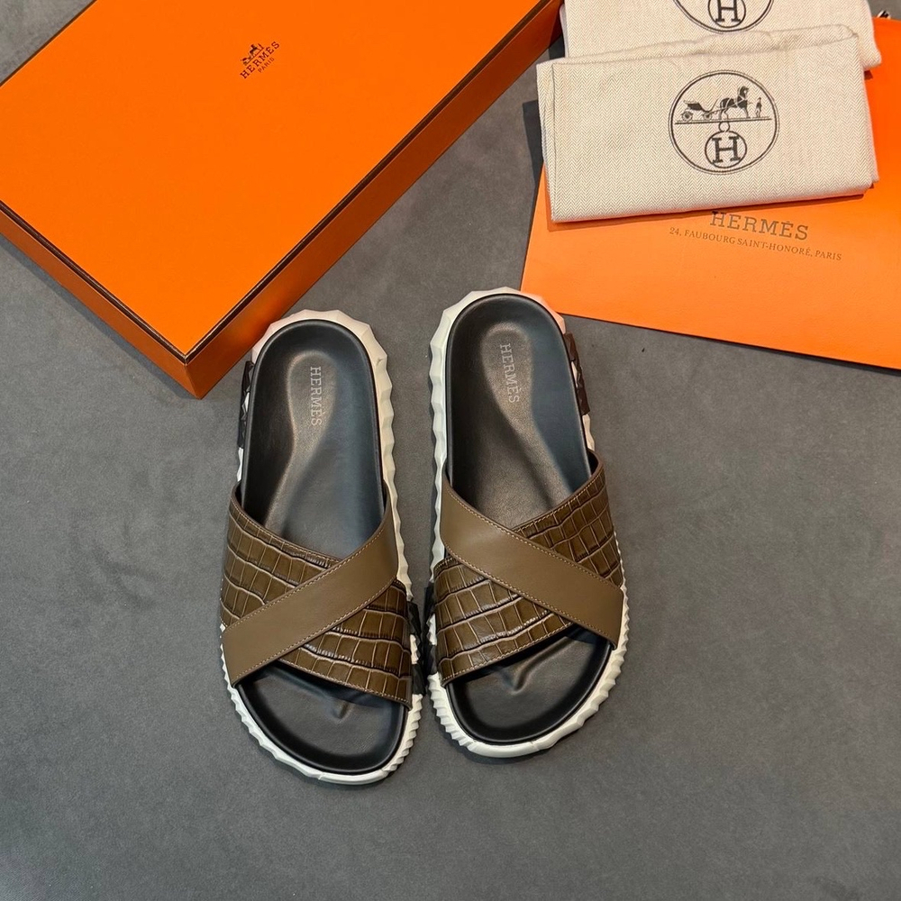 Шлепанцы Hermes Infra