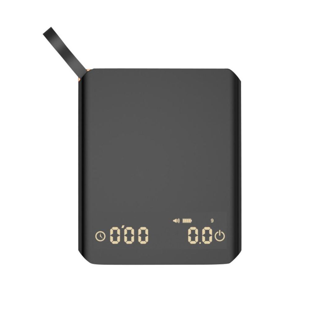 Весы кофейные портативные серые 0,1-2000гр 9*10,2 см h2 см USB зарядка P.L. Barbossa