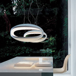 Pendant design lamp  O-Space by Foscarini (Orange)