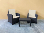 Комплект уличной мебели под ротанг Калифорния “California“ Balcony Set с подушками на спину арт.77787/77794
