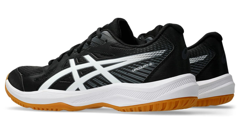 Мужские кроссовки для бадминтона/сквоша Asics Upcourt 6 - black/white