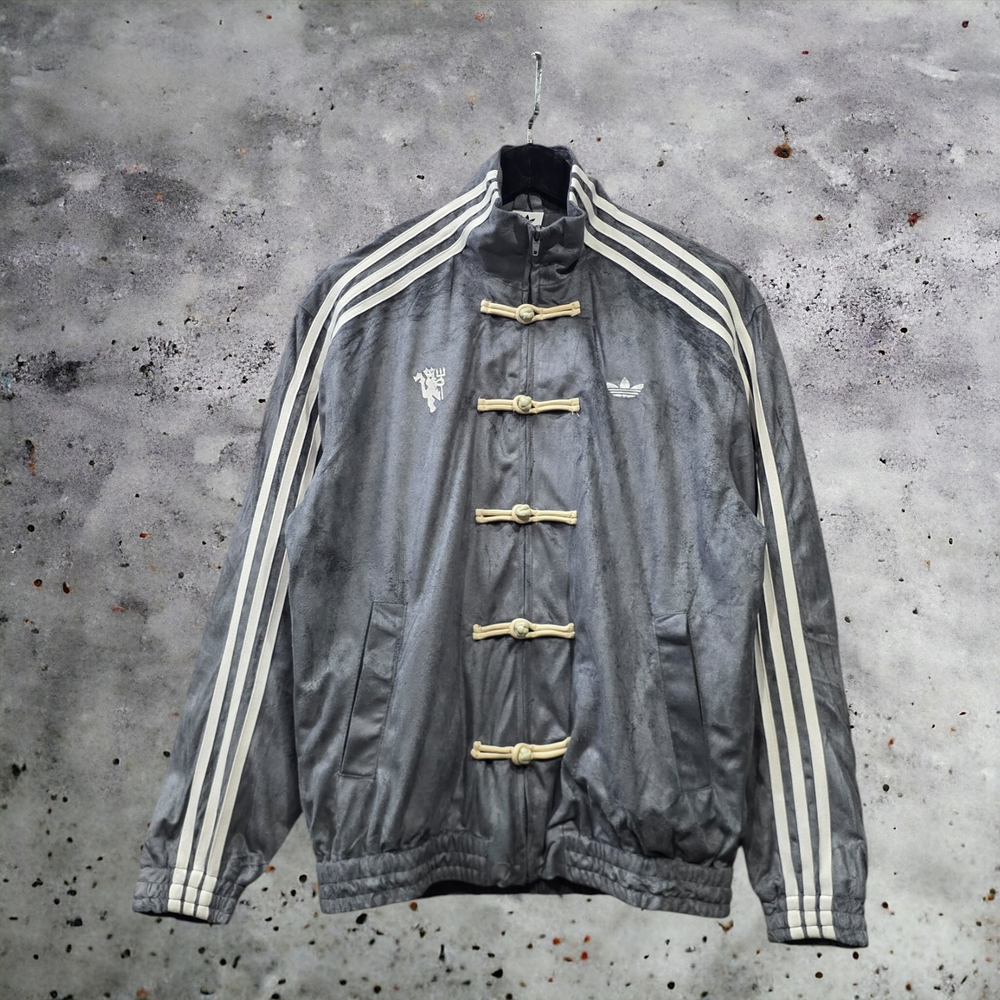 Олимпийка Adidas & Manchester United #2 • Серый