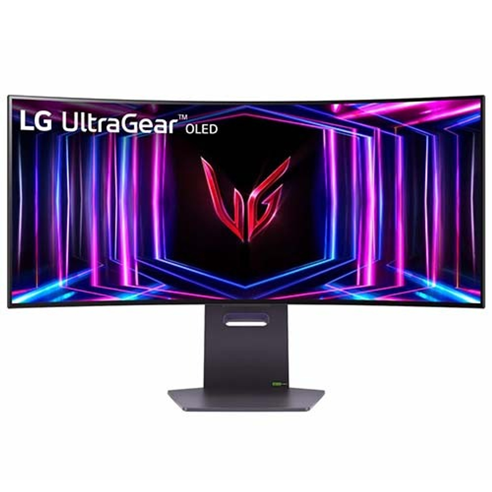 МОНИТОР 34" LG 34GS95QE-B серый (OLED, 3440x1440, 240Hz, 0.03 ms, изогнутый)