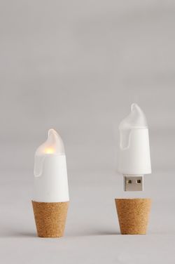 Пробка для бутылки Bottlelight с подсветкой и USB