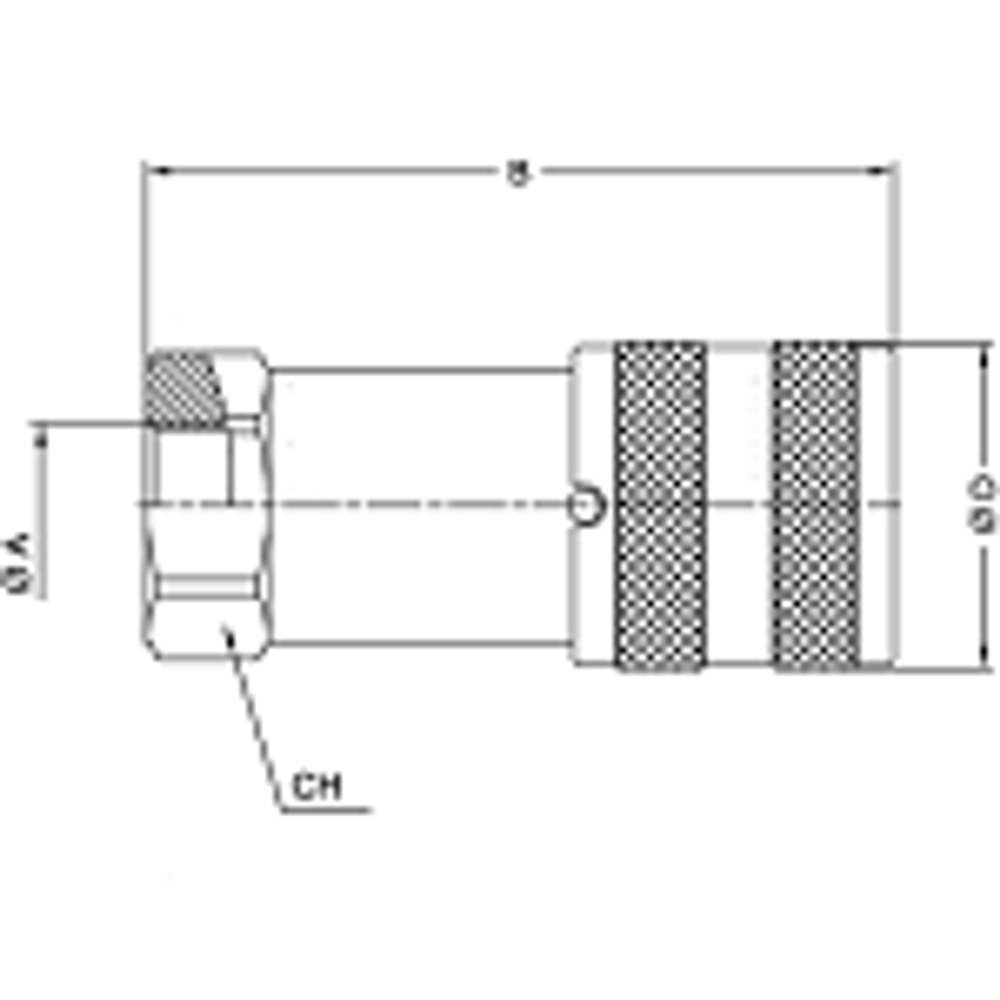 БРС FF FIRG BSP 3/8" - D3/8" Розетка VERSO БРС FF FIRG BSP 3/8" - D3/8" Розетка VERSO