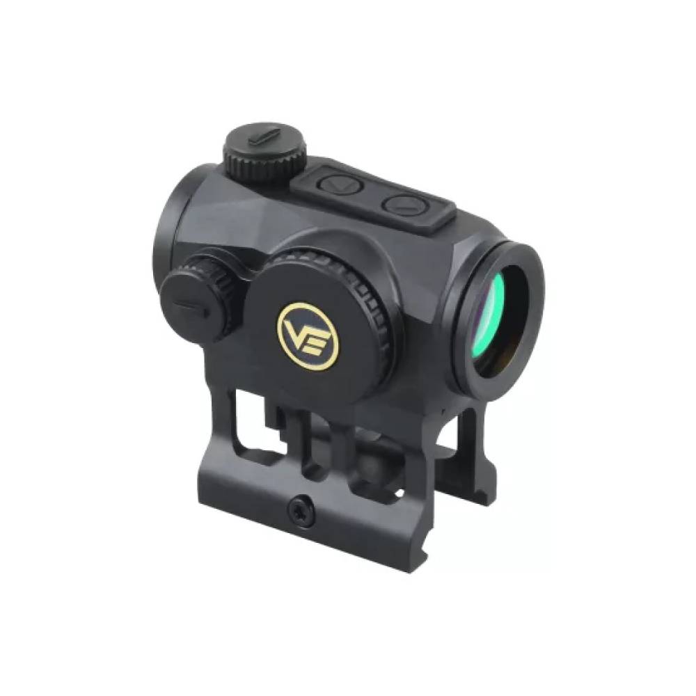 Коллиматорный прицел Vector Optics Scrapper 1x22 Solar Power Multi Reticles (закрытый, 2 MOA, метка точка красная, picatinny/weaver, IP67, в комплекте 2 кронштейна)