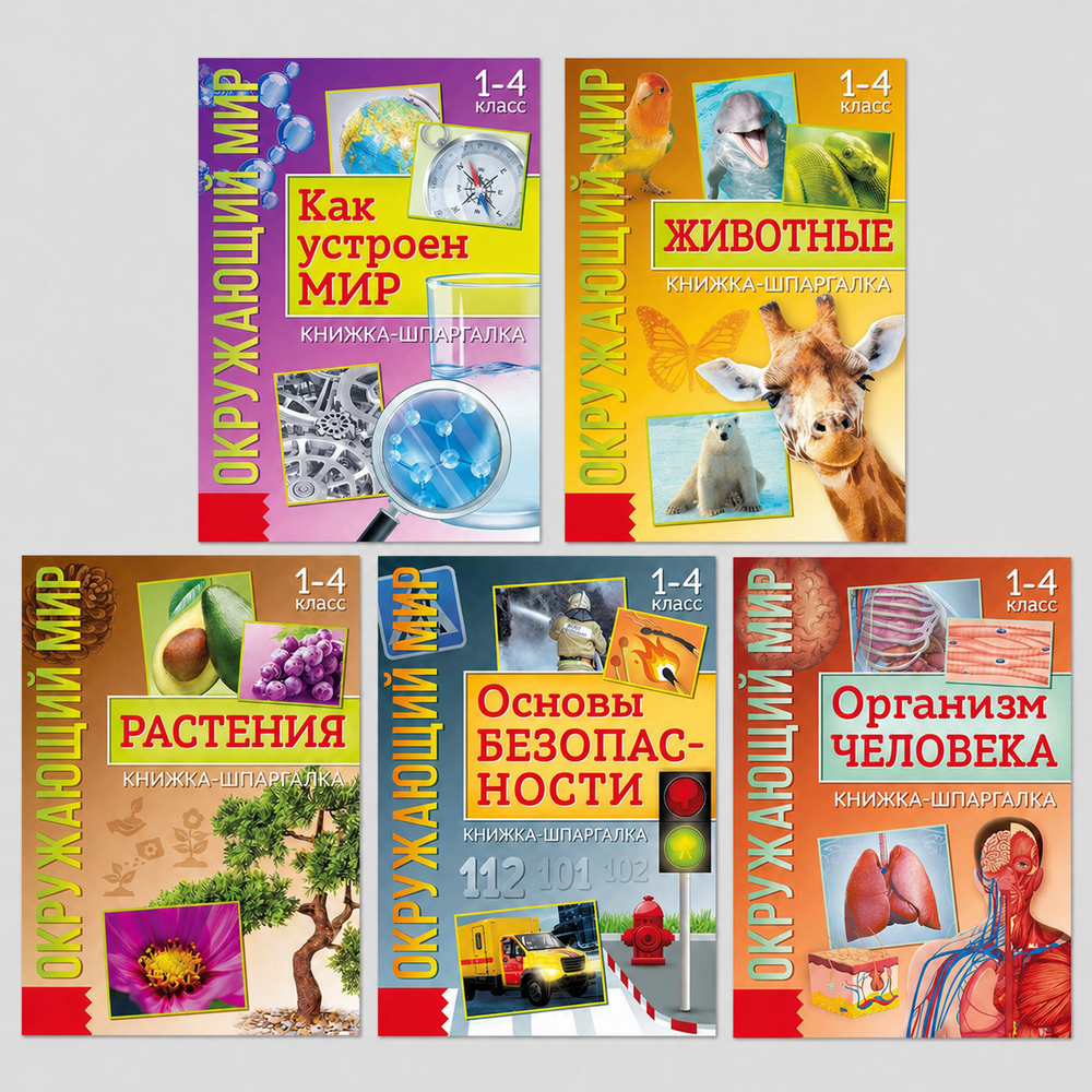 Книжки - шпаргалки «Мир природы и человека», арт. 04422
