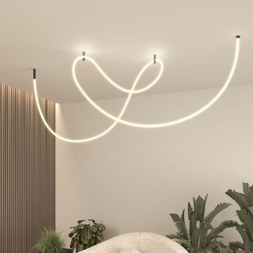 Светодиодный гибкий неон 24V 12W 336Led 2835 IP20 3000K круглый тёплый белый 8 м Full light Elektrostandard
