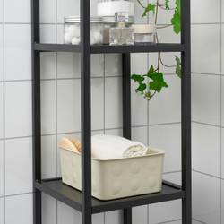 IKEA NOJIG  (ИКЕА НОЙИГ)  -  Органайзер - пластик/бежевый 20x25x10 см