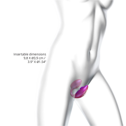 Love to Love WONDERLOVER - IRIDESCENT BERRY - Виброяйцо с клиторальным флаппинг-стимулятором