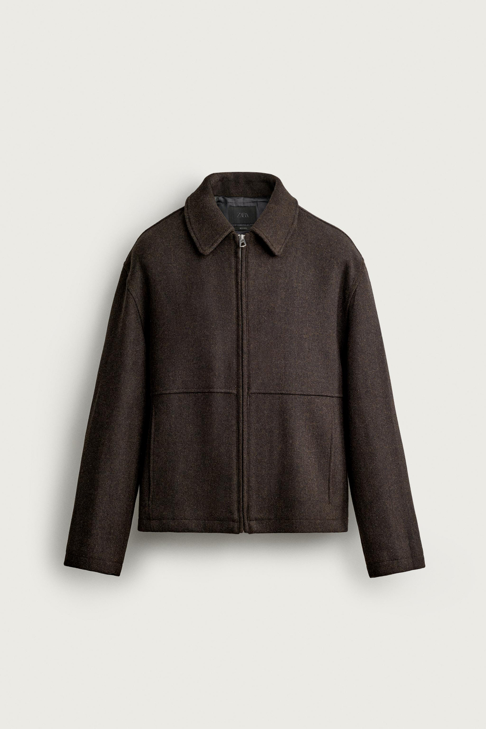 КУРТКА ИЗ СМЕСОВОЙ ШЕРСТИ КЛАССИЧЕСКОГО КРОЯ — ZARA · 8281/765
