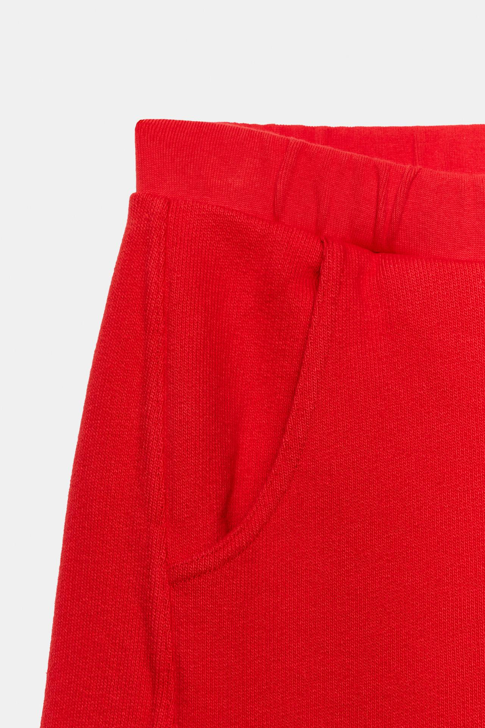 ZARA БРЮКИ-ДЖОГГЕРЫ СО СКЛАДКАМИ, КРАСНЫЙ
