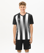 Футболка игровая Jogel Camp Striped Jersey, черный 99/белый 00