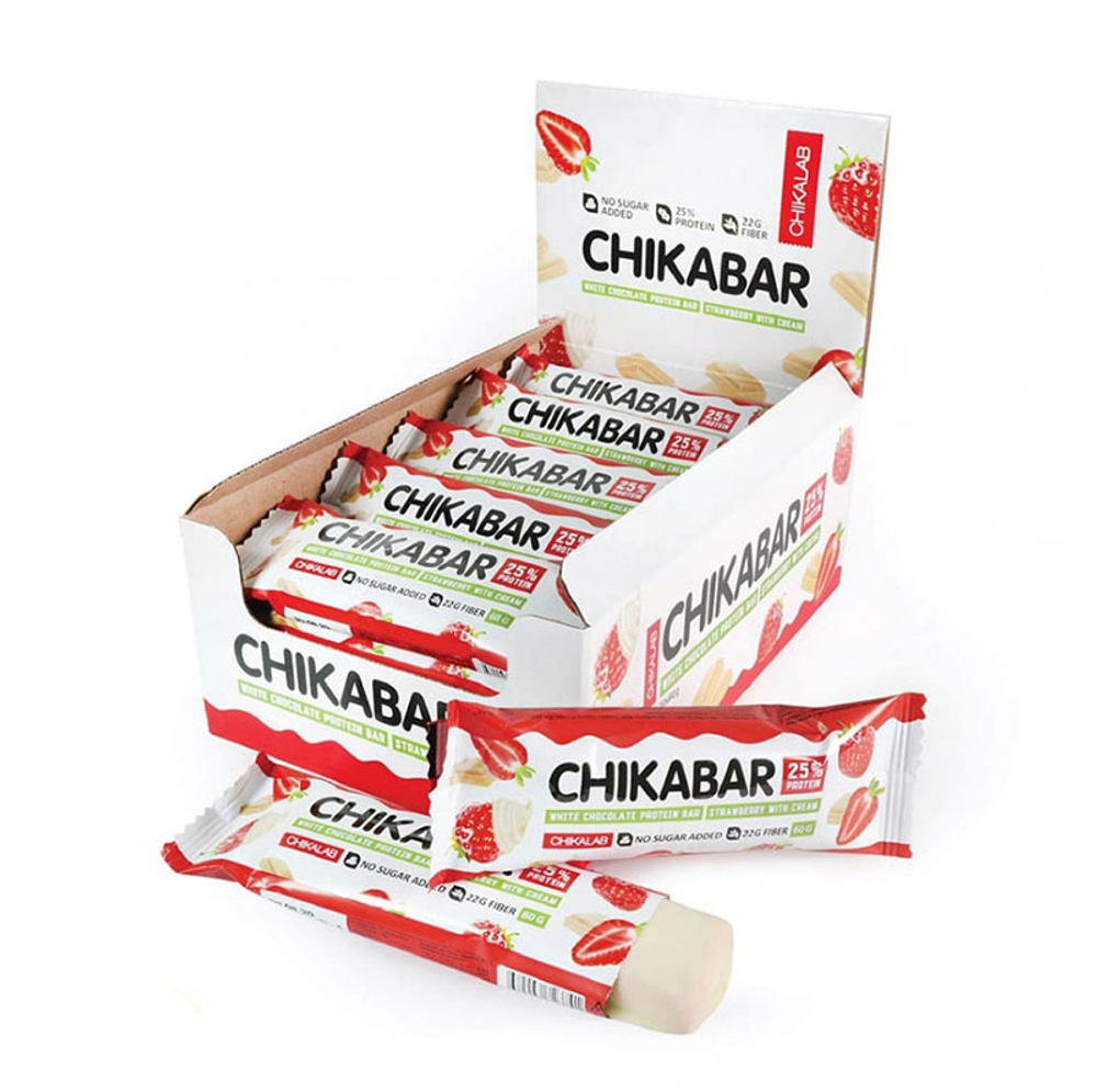 Батончик - CHIKABAR в белом шоколаде