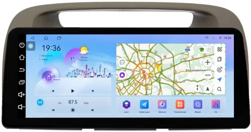 Магнитола для Toyota Camry 30 2001-2006 (рамка оливковая) - FarCar S500+TS10 монитор 12.3" 2K QLED на Android 14, Быстрая, CarPlay, 4G SIM-слот