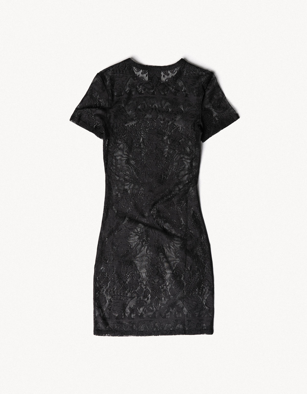 Женское кружевное платье ARIES X BERSHKA с короткими рукавами - BERSHKA