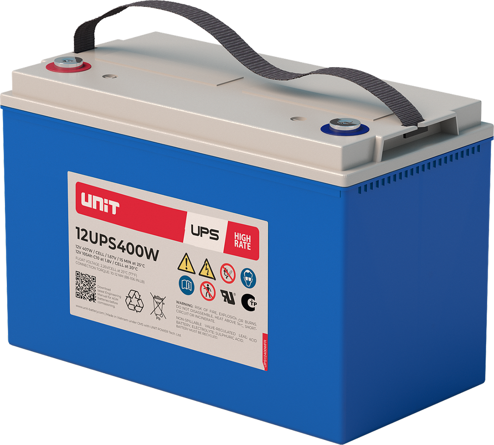 Аккумулятор UNIT 12UPS400W - AGM ( 12В / 110Ач )