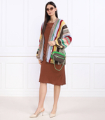 кожаная сумка через плечо 2в1 jet set logo Michael Kors - зеленый(32R3GJ6C4L)
