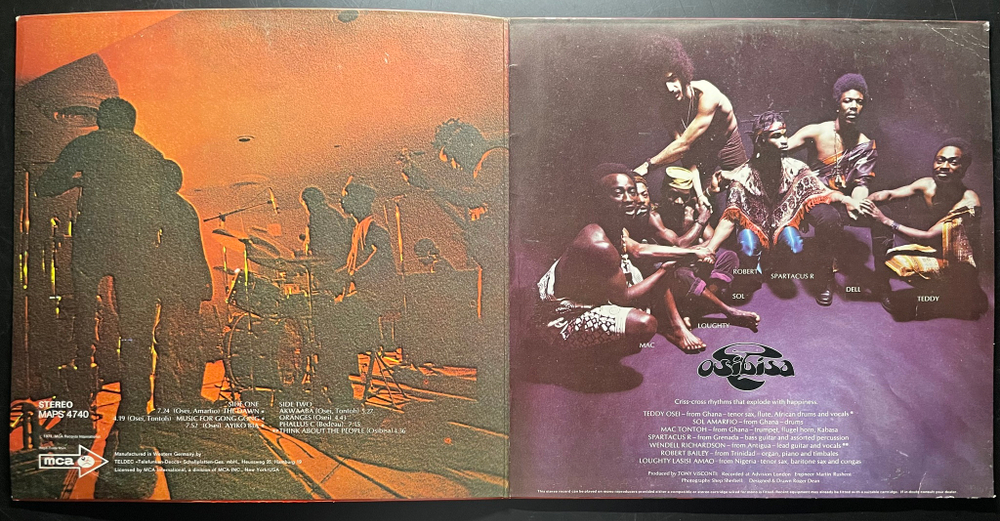 Osibisa ‎– Osibisa (Германия 1971г.)