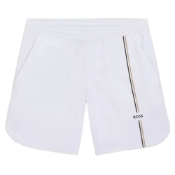 Мужские теннисные шорты BOSS TOC Game 8 inch - white