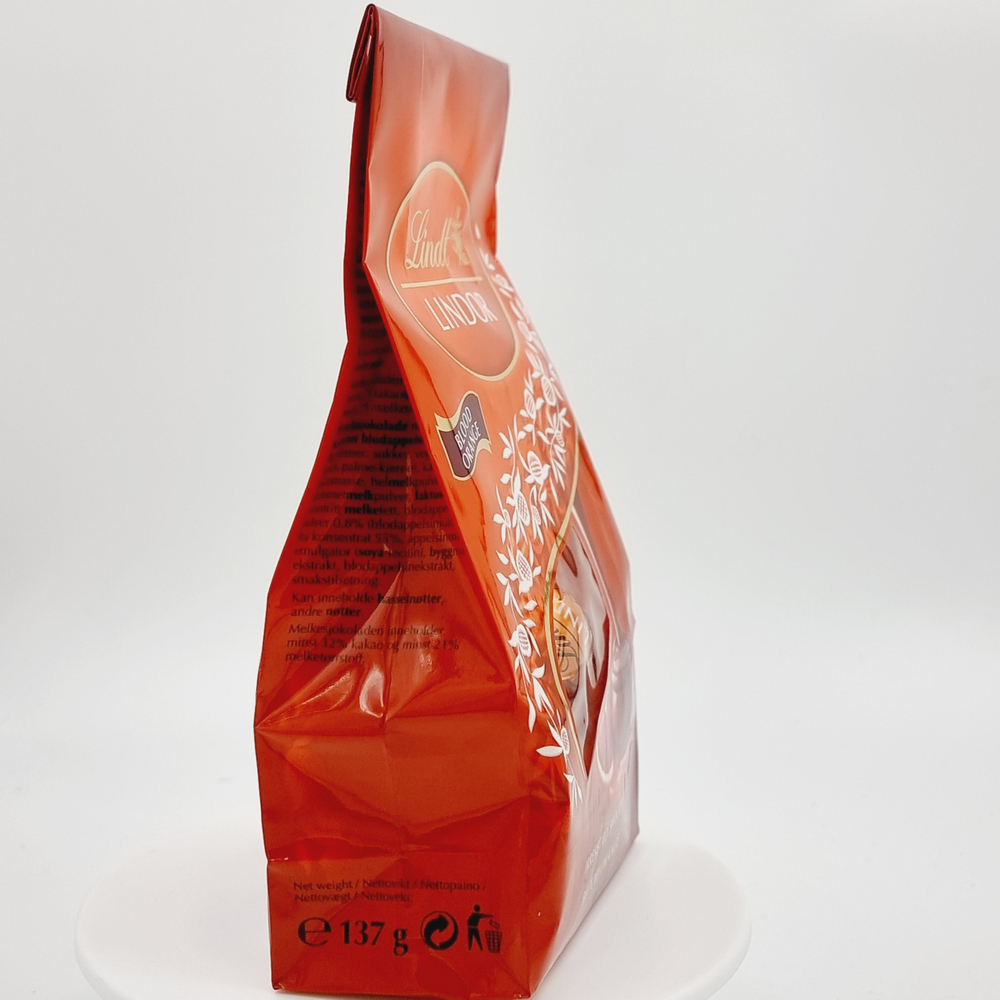 Шоколадные конфеты Lindt LINDOR Blood Orange Красный апельсин в пакете 137 г (из Финляндии)