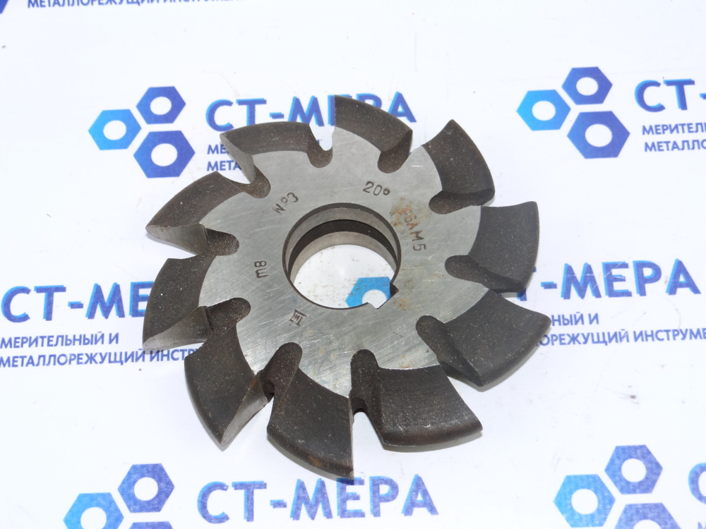 Фреза дисковая зуборезная М8 №3 Р6АМ5 Z=10 dпос=32 D=125