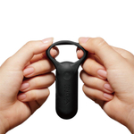 Черное эрекционное виброкольцо Tenga SVR Plus Vibrating Cock Ring Black VRP-001