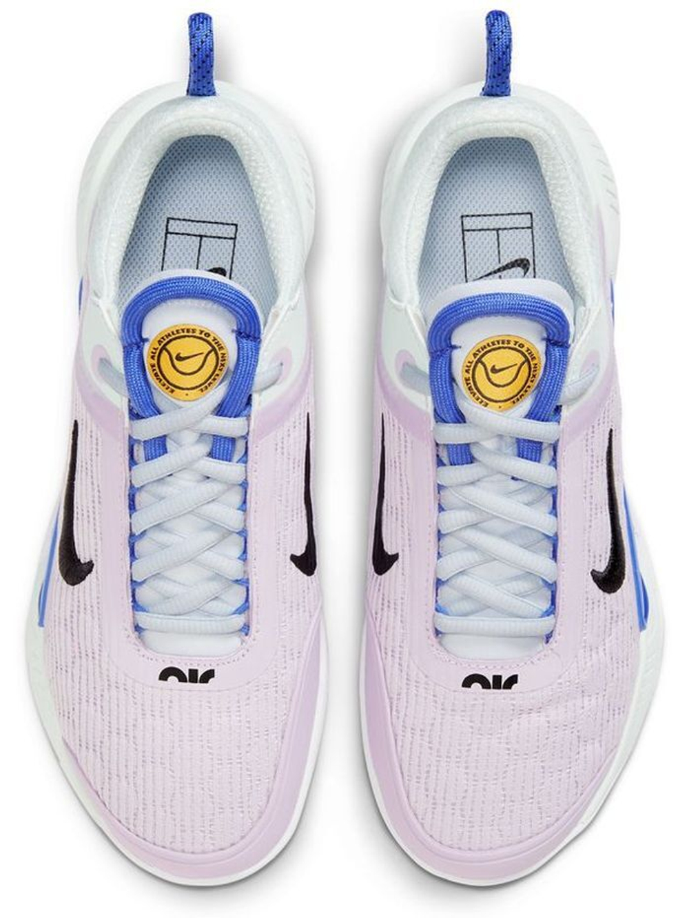 Женские Кроссовки теннисные Nike Zoom Court NXT W - doll/barely green/football grey/black