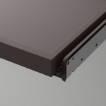 Полка выдвижная IKEA KOMPLEMENT (КОМПЛЕМЕНТ), Темно-серый, 100x58 см