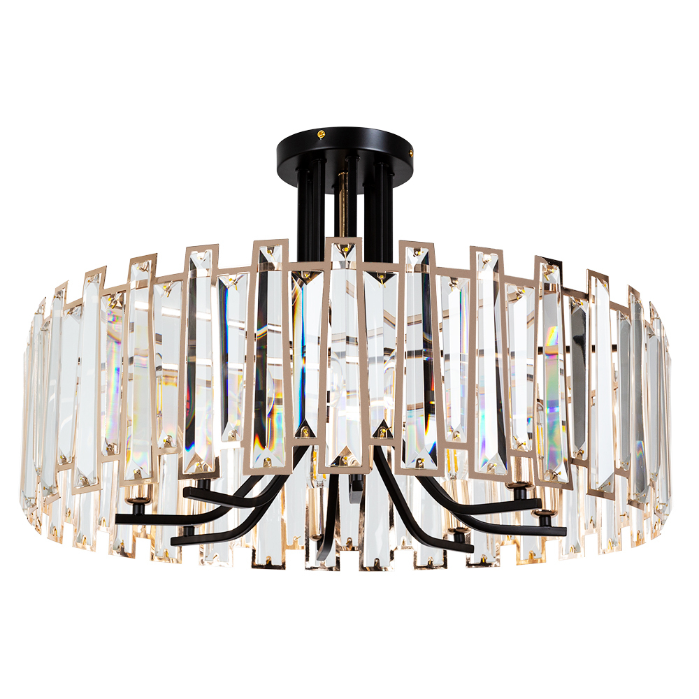 Люстра Arte Lamp Amber A1028PL-8BK