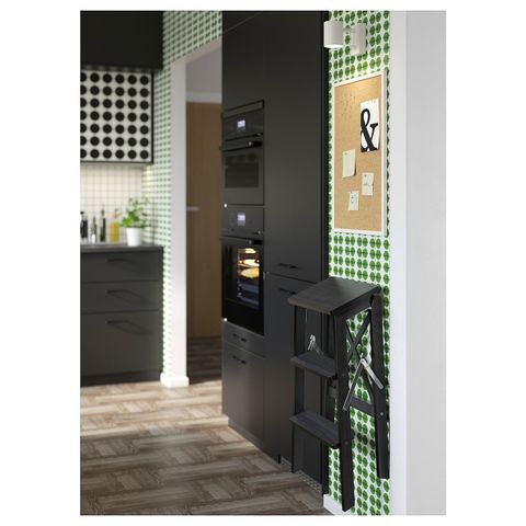 Стремянка IKEA BEKVAM (БЕКВЭМ), 3 ступени, Черный, 63 см