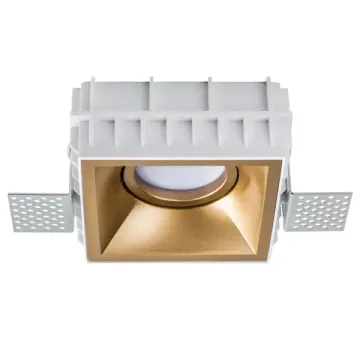 Комплект из светильника и рамки 1*Gu5.3 G214503 золото Quad Domino Lightstar