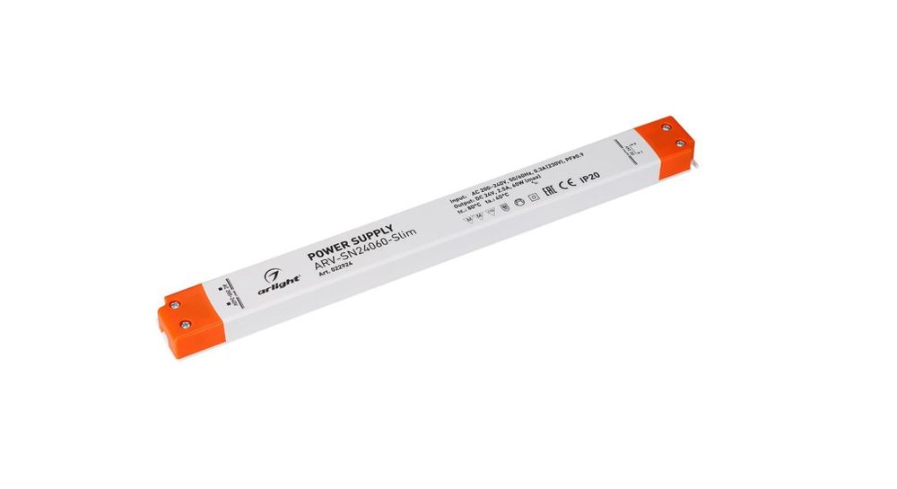 Блок питания Arlight ARV-SN24060-Slim (24V, 2.5A, 60W, PFC) Блок питания Arlight ARV-SN24060-Slim (24V, 2.5A, 60W, PFC)