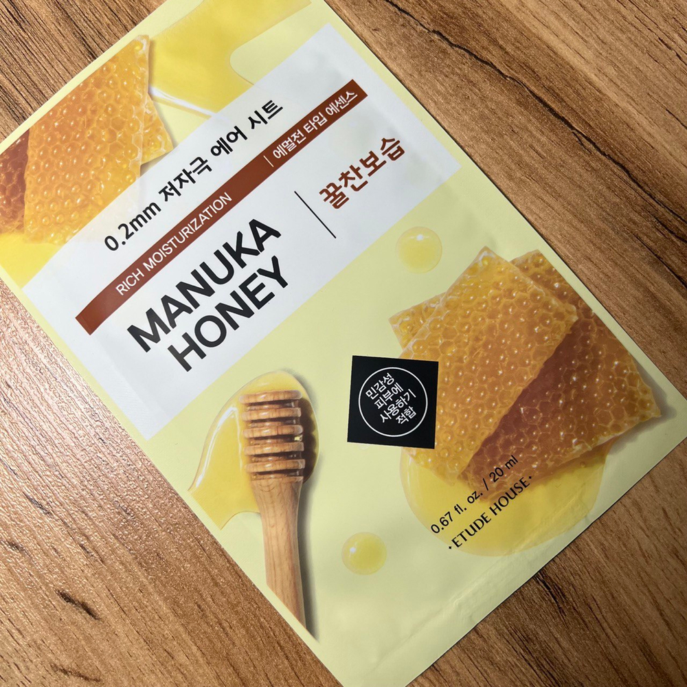 Маска для лица Etude House Therapy Air Manuka Honey тканевая с экстрактом Меда Манука 20 мл