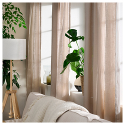 IKEA DYTÅG  (ИКЕА ДИТОГ)  -  Занавеска, 2 шт. - бежевый/на ленте, 145х300 см