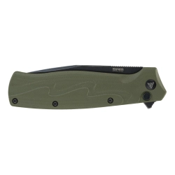 Нож складной SRM 221X-GP Blackwash (14C28N, OD Green G10)