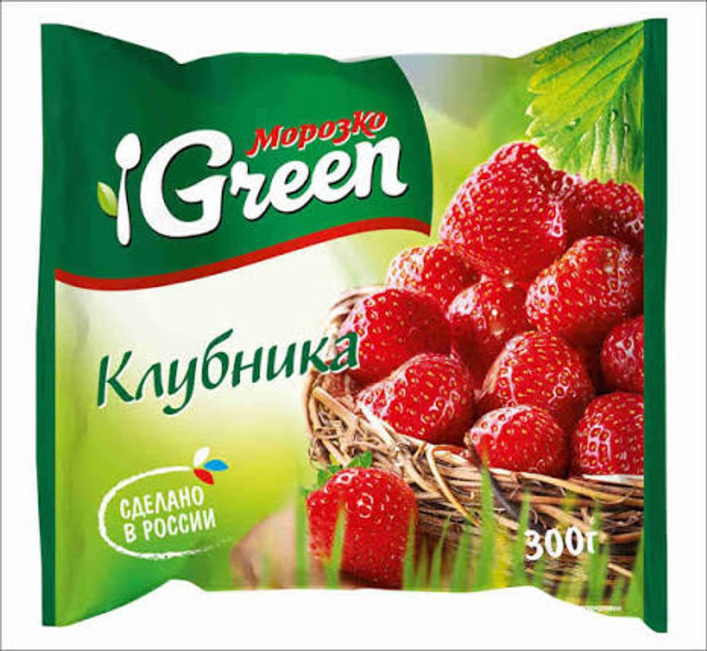 Клубника 300гр Морозко Green 1/20 шт