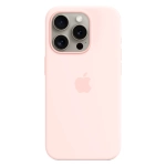 Силиконовый чехол с поддержкой MagSafe Apple Silicone Case для iPhone 15 Pro, Light Pink (Светло-розовый)