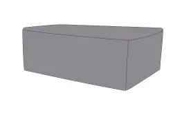 Защитный чехол на стол Латте 200×95×75 см, цвет серый