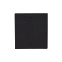 Переключатель перекрестный двухклавишный KRANZ Miele Strong Антрацит KR-78-0733-5