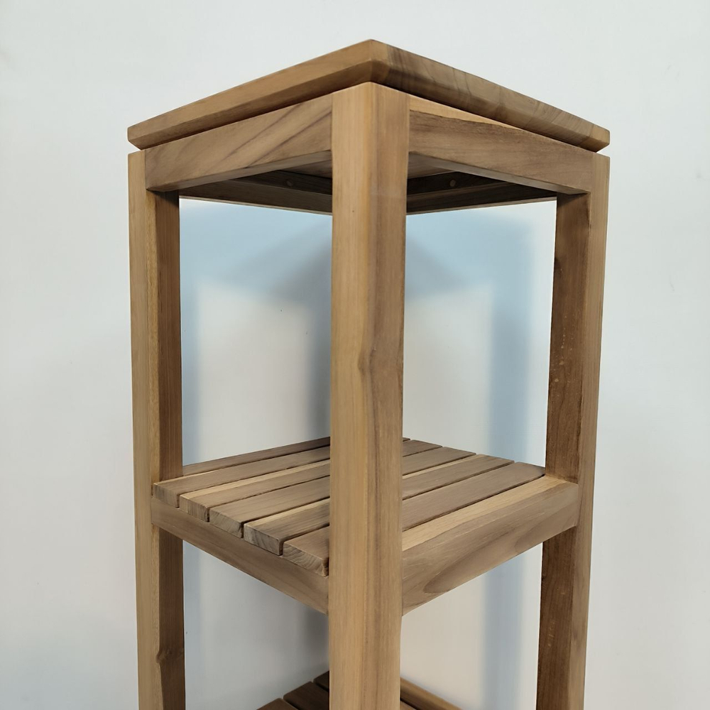 Стеллаж из массива тика 50053 Ахмат (36x35x116)